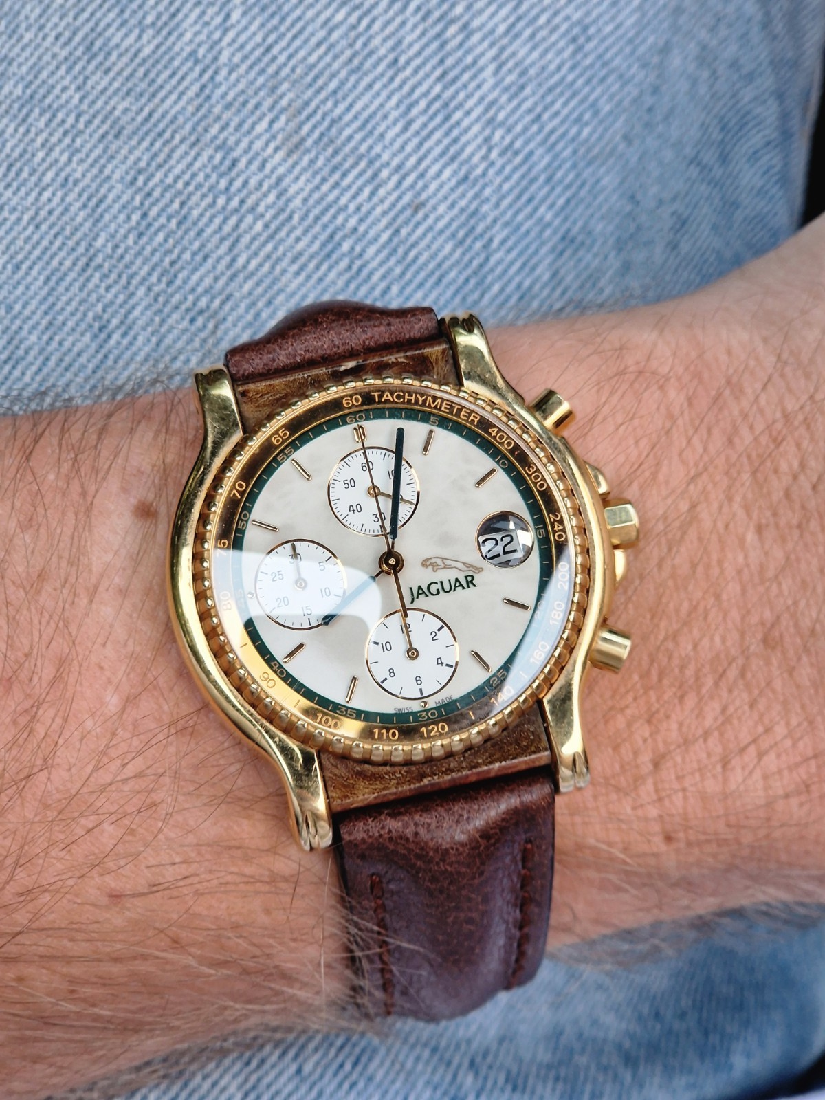 Jaguar Chronograph – Ref 4600 “XK” 18k Gold LIMITED EDITION – RARE