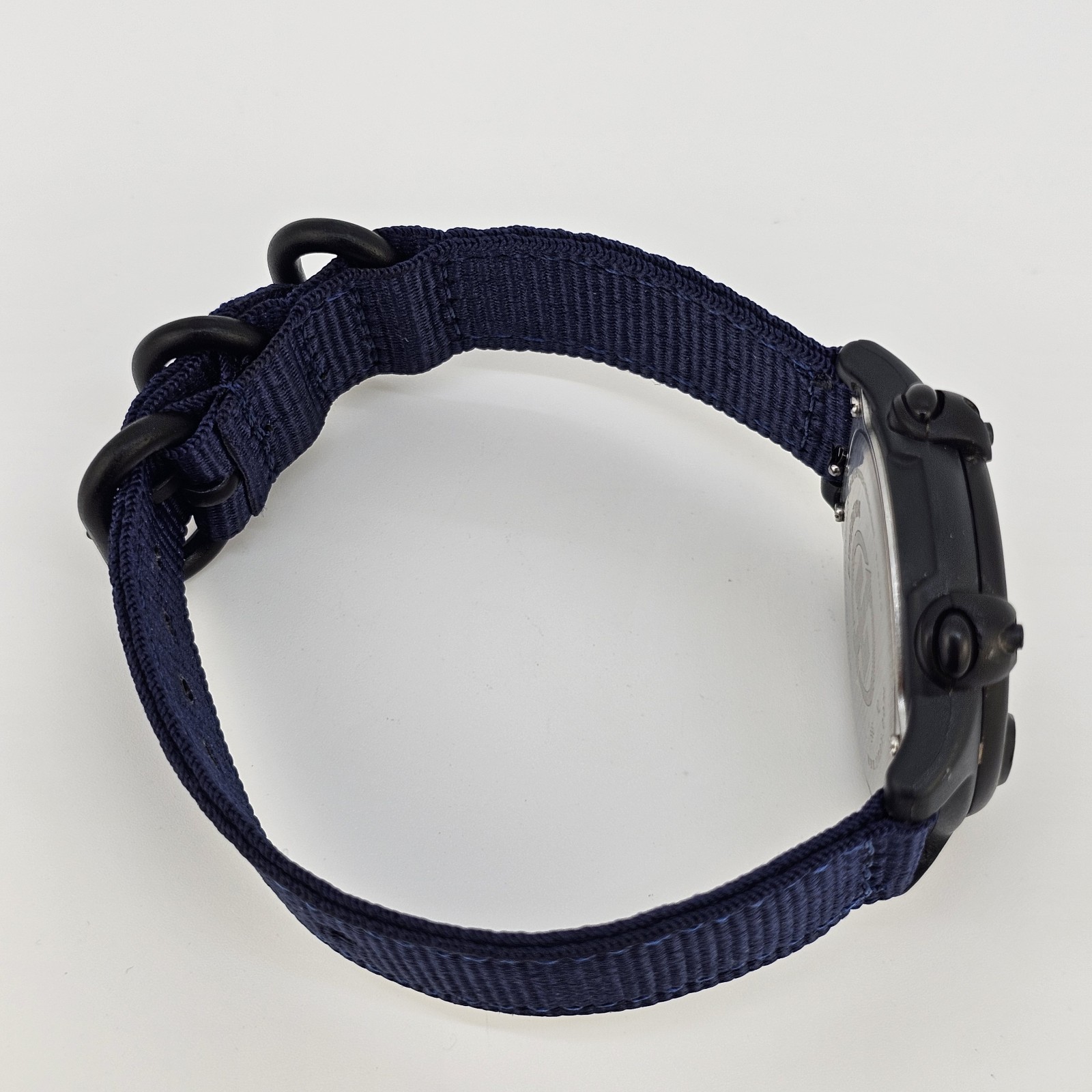 Timex Expedition 866 Men’s Watch 39MM NEW Dark Blue Nylon Bands New Battery