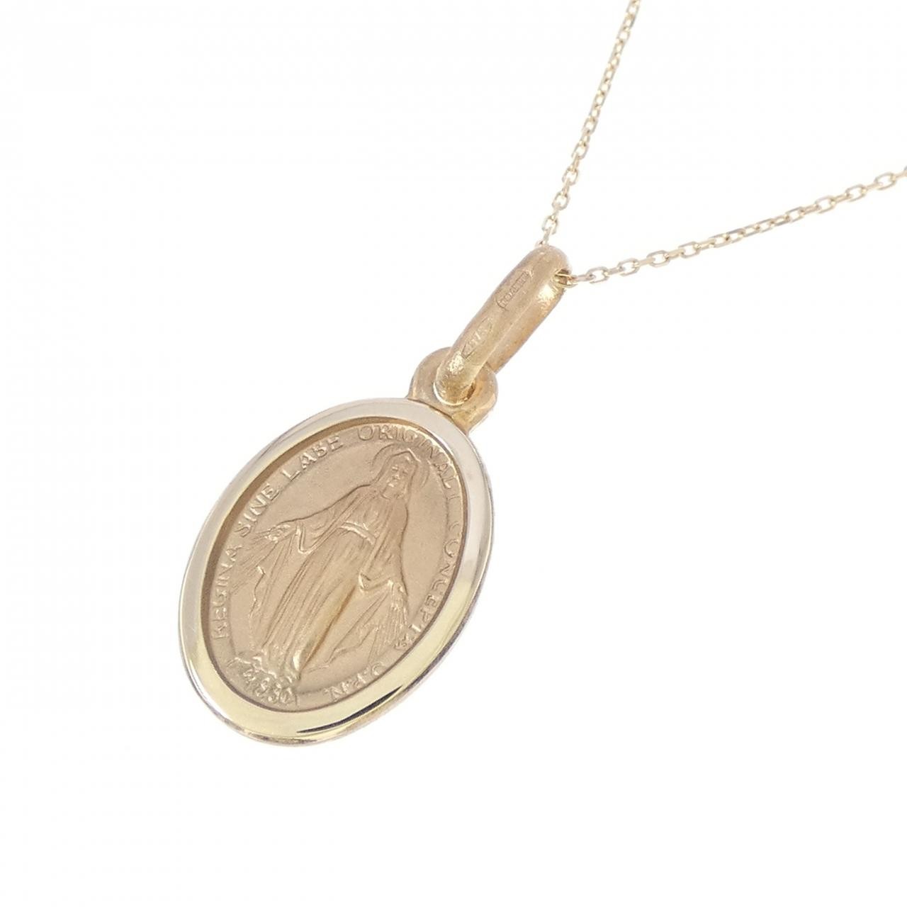 Authentic UnoAerre 375YG/K10YG Necklace #270-004-345-7844