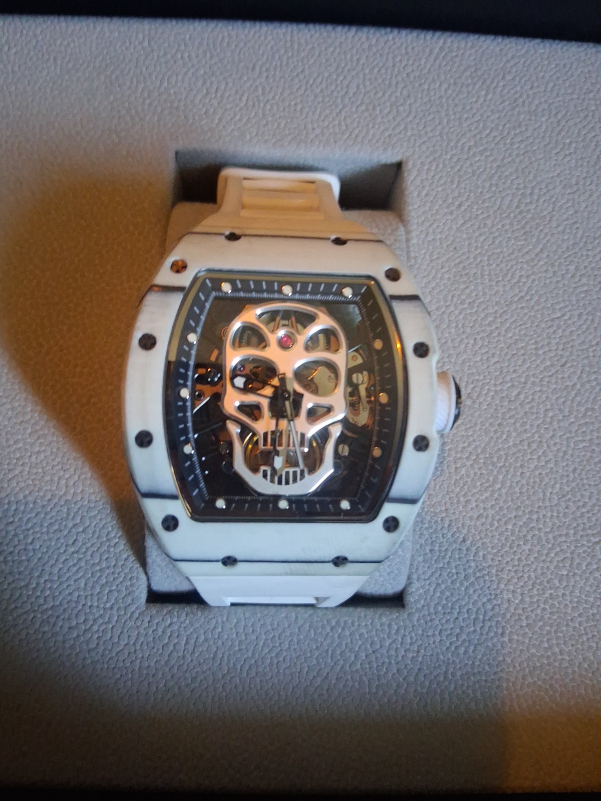 Invicta S1 Automatic Skull Watch White Edition – Model 49026 – New with Box