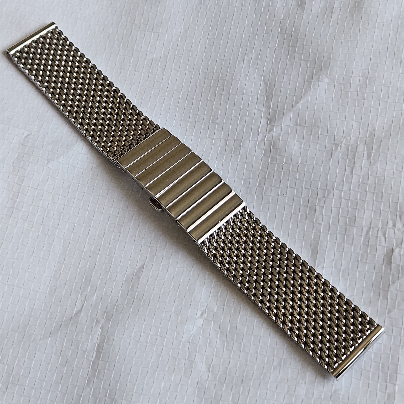 Watch Gecko Geckota German Mesh Butterfly Clasp 150mm x 20mm Mint Condition!