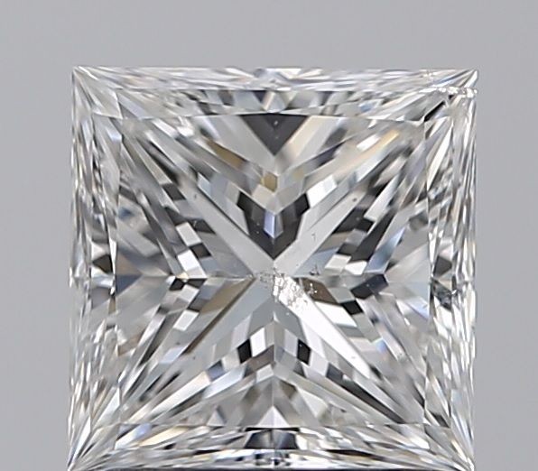 Princess Cut 2 CT Certified AGI Natural Mined Diamond Loose D color SI1 clarity