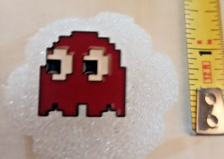 BLINKY-PAC MAN- ENAMEL PIN-SHIP ALL THE PINS YOU BUY FOR $4.99-VISIT OUR STORE