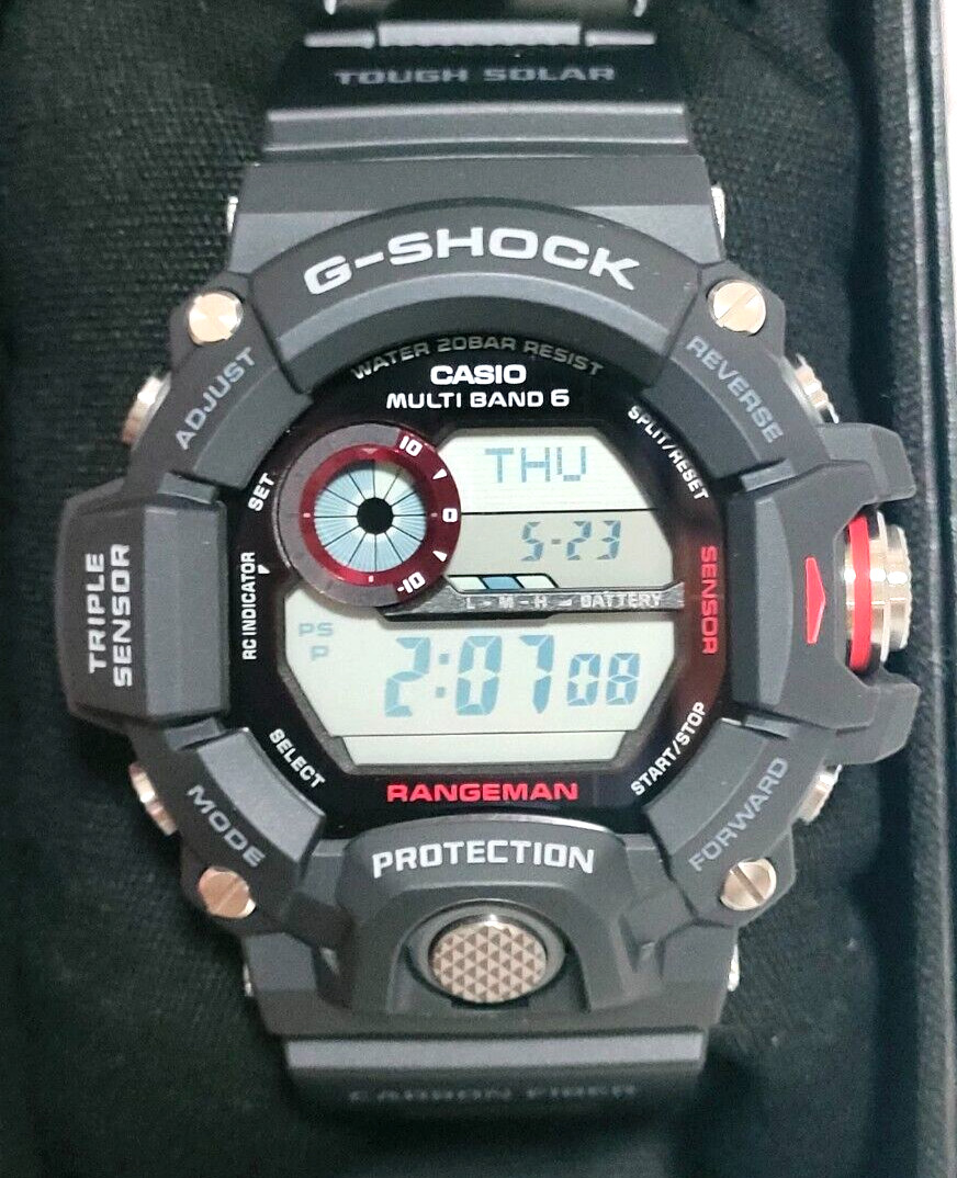 CASIO G-SHOCK GW-9400J-1JF Master of G RANGEMAN Triple Sensor ver.3 Black Watch