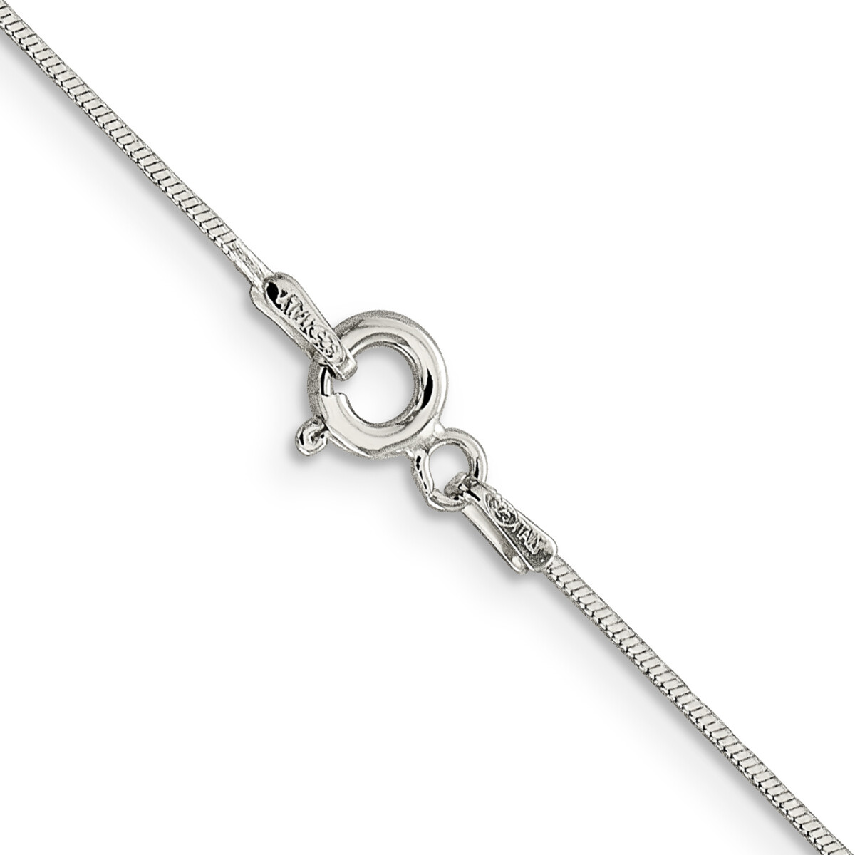 Sterling Silver Diamond-cut Snake Chain 16″ 18″ 20″ 22″ 24″ 30″ Inch Lengths