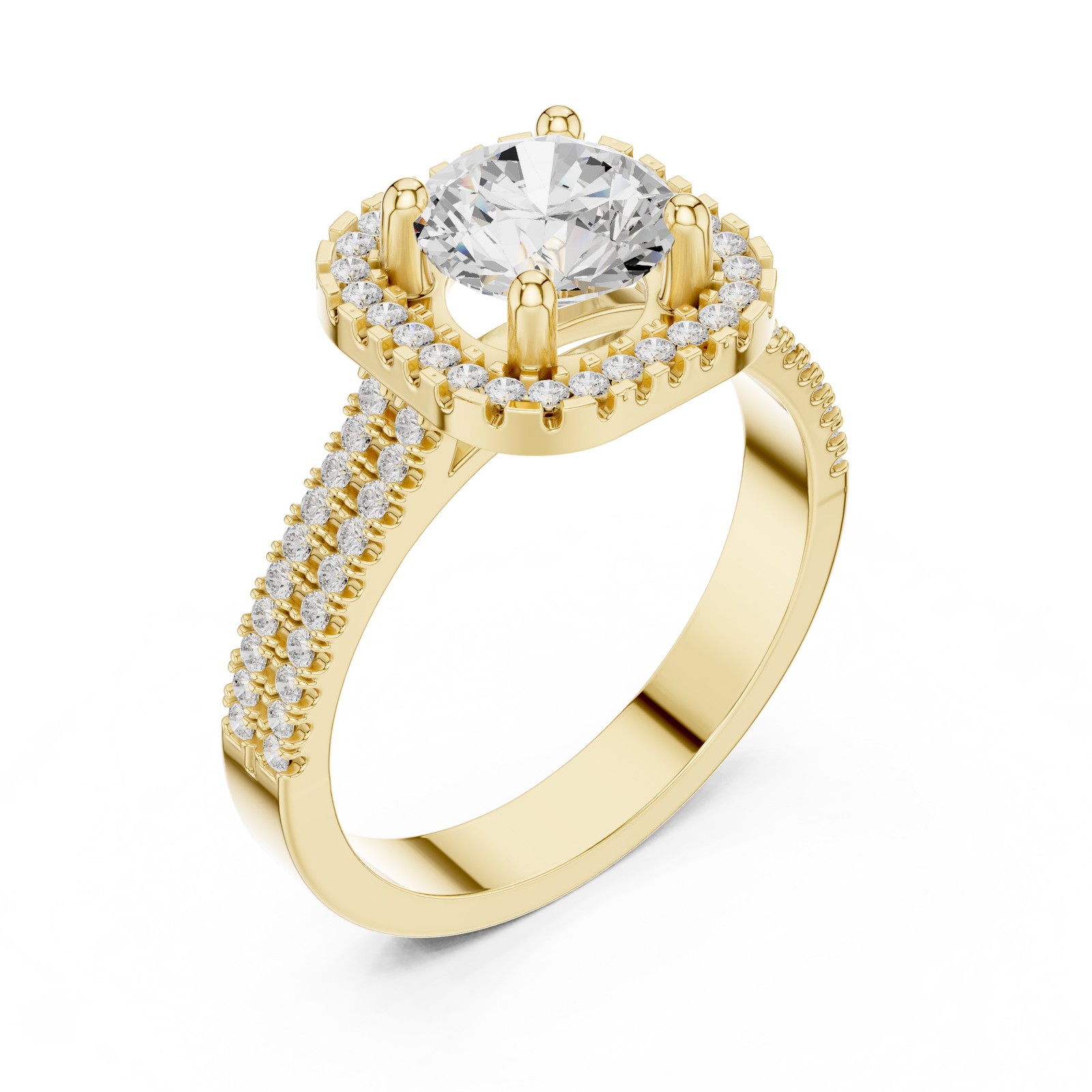 Certified 1.2Ct VVS1 Natural Diamond Ring Romantic Wedding Jewellery 925 Silver