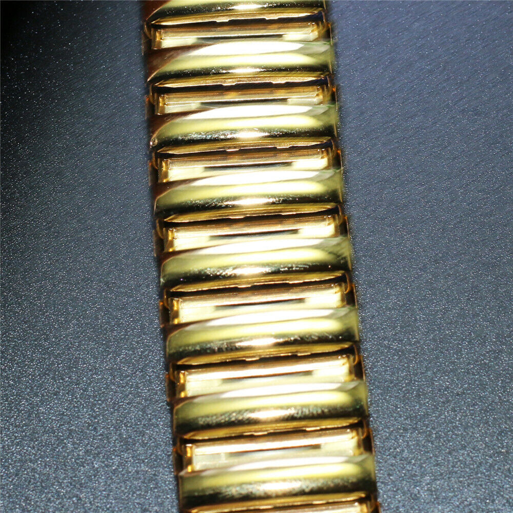 12 – 22mm Stretch Expansion Spring Stainless Steel Watch Band Strap Bracelet USA