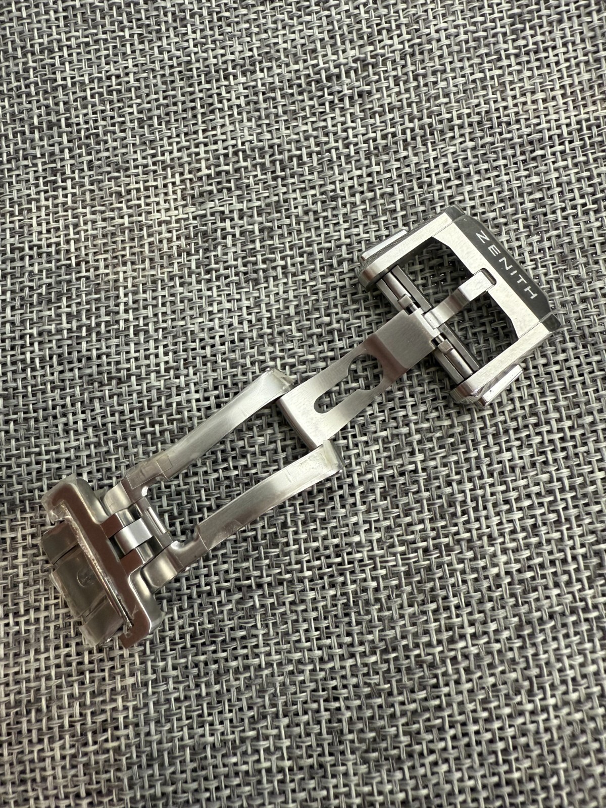 Genuine Zenith defy 18mm for rubber/leather strap Deployment Clasp-