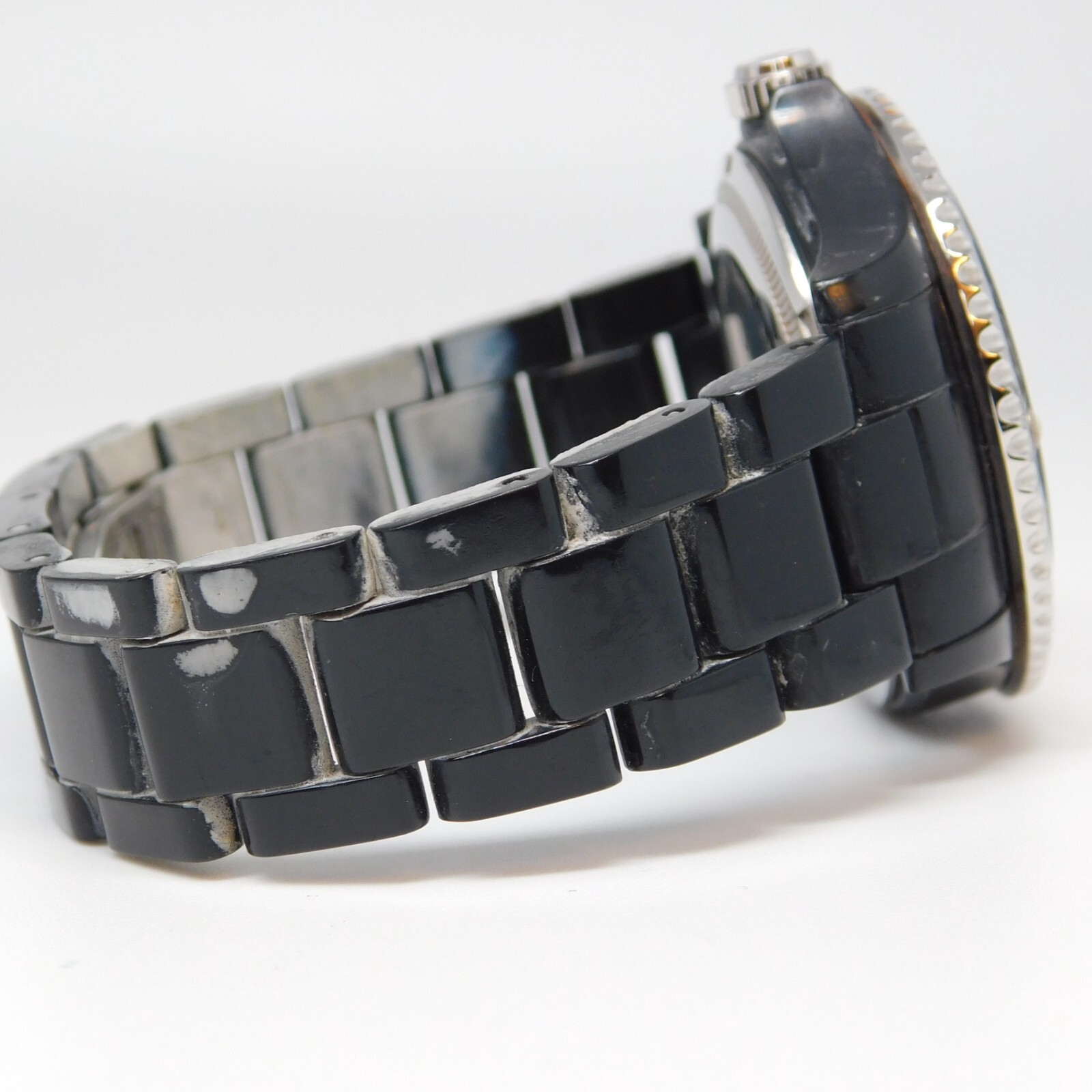 ToyWatch Black Tone Quartz Analog Unisex Watch Sz. 6 1/2″ New Battery