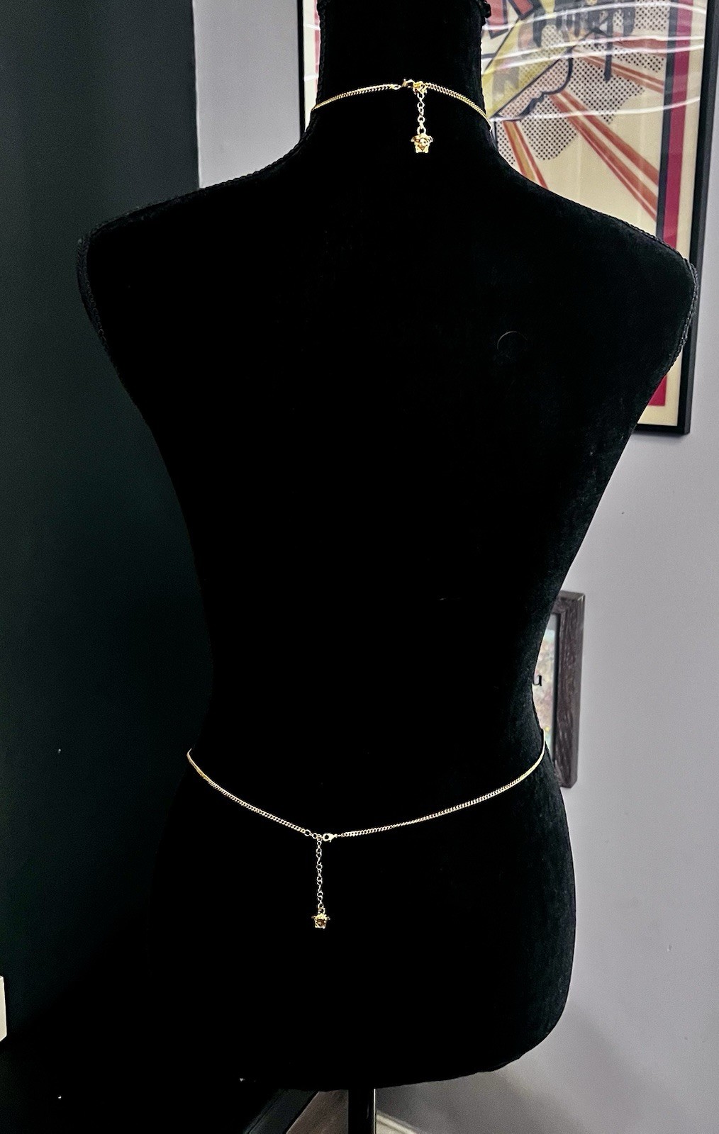 Versace body chain