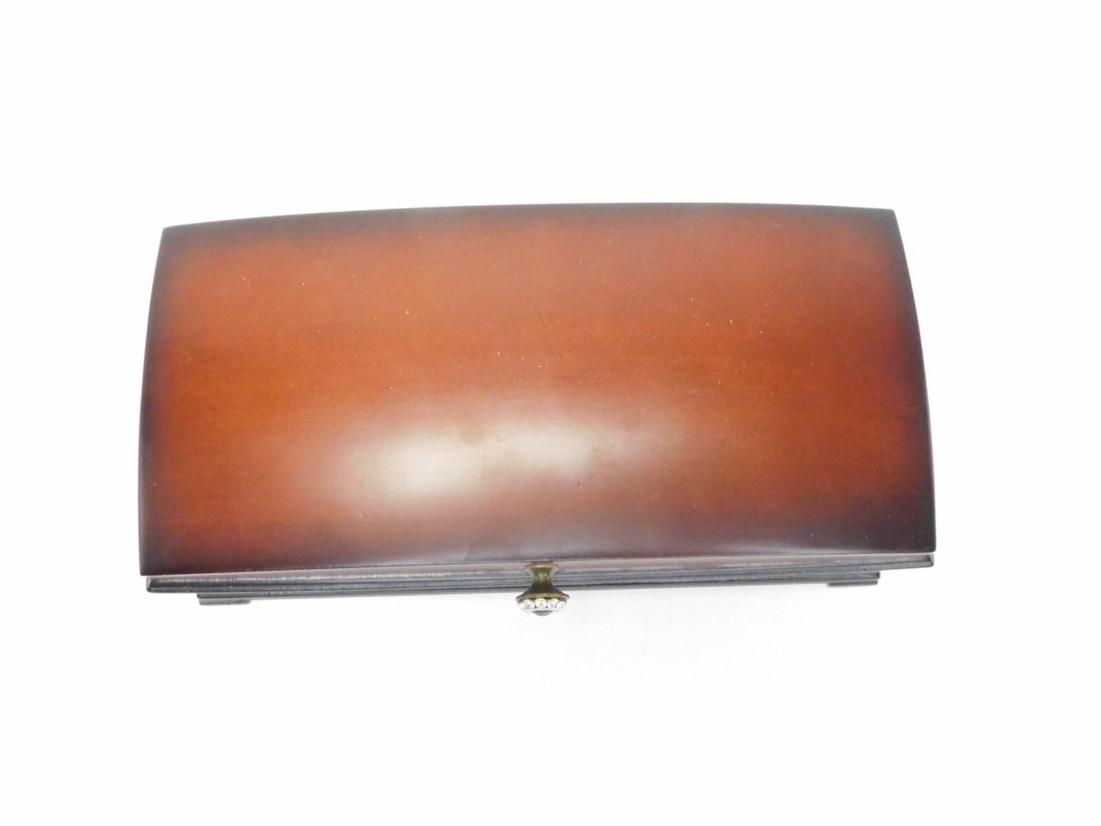 Vintage Bombay 087 26Z Jewelry Box Musical Wood Mirror 8.5″ x 4.5″