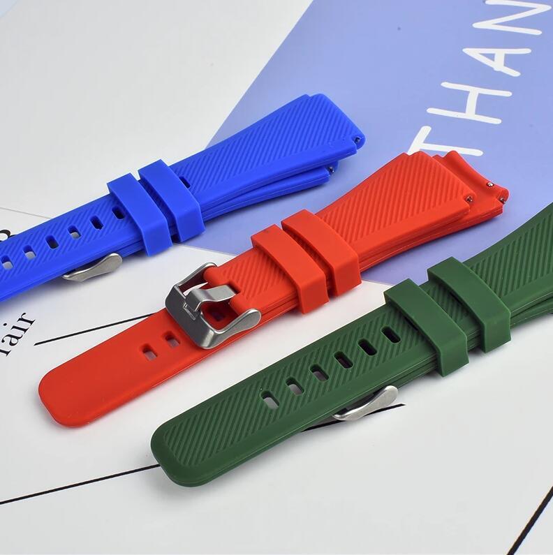 22mm Sport Silicone Watch Band Strap For Samsung Galaxy Watch 46mm SM-R800 R805U