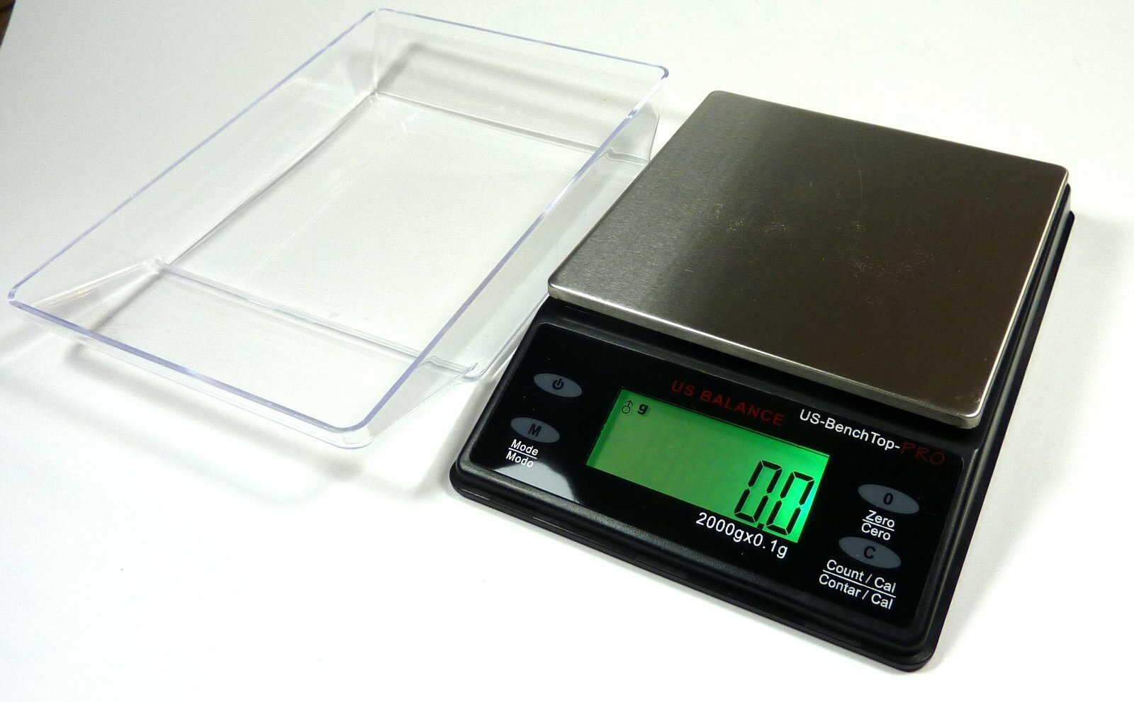 2000g x 0.1g Table Top Digital Scale Gold Herb Gems Gram Oz Calibration Weight