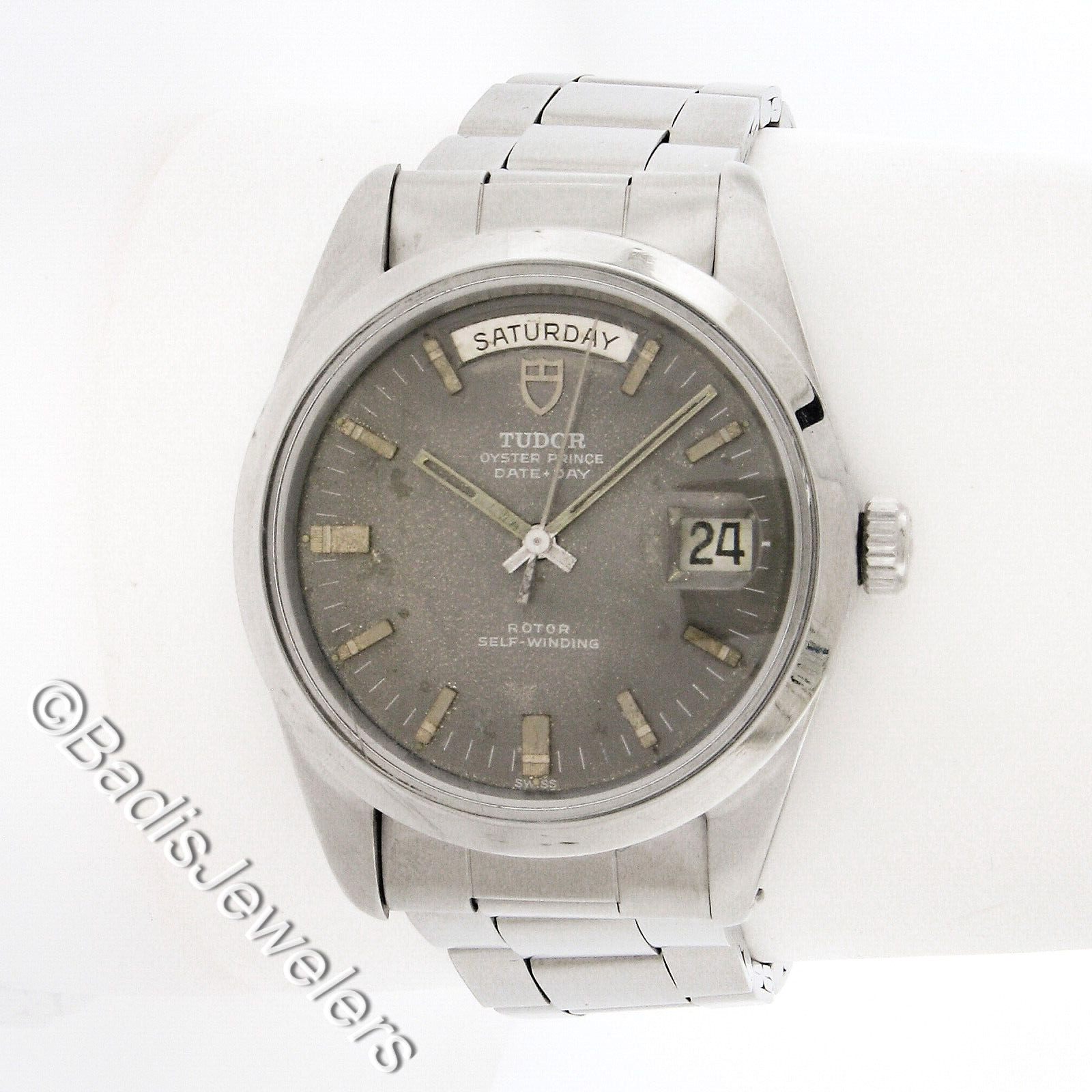 Vintage 1969 Tudor Oyster Prince “Jumbo” Date Day 38mm Wrist Watch Ref. 7017/0