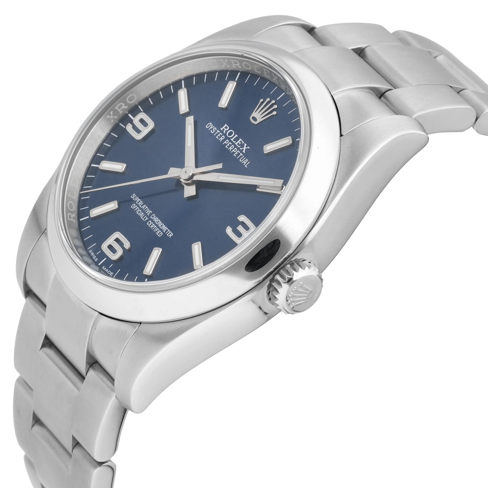 Rolex 2015 Oyster Perpetual Blue Dial 36mm Automatic Men’s Watch 116000