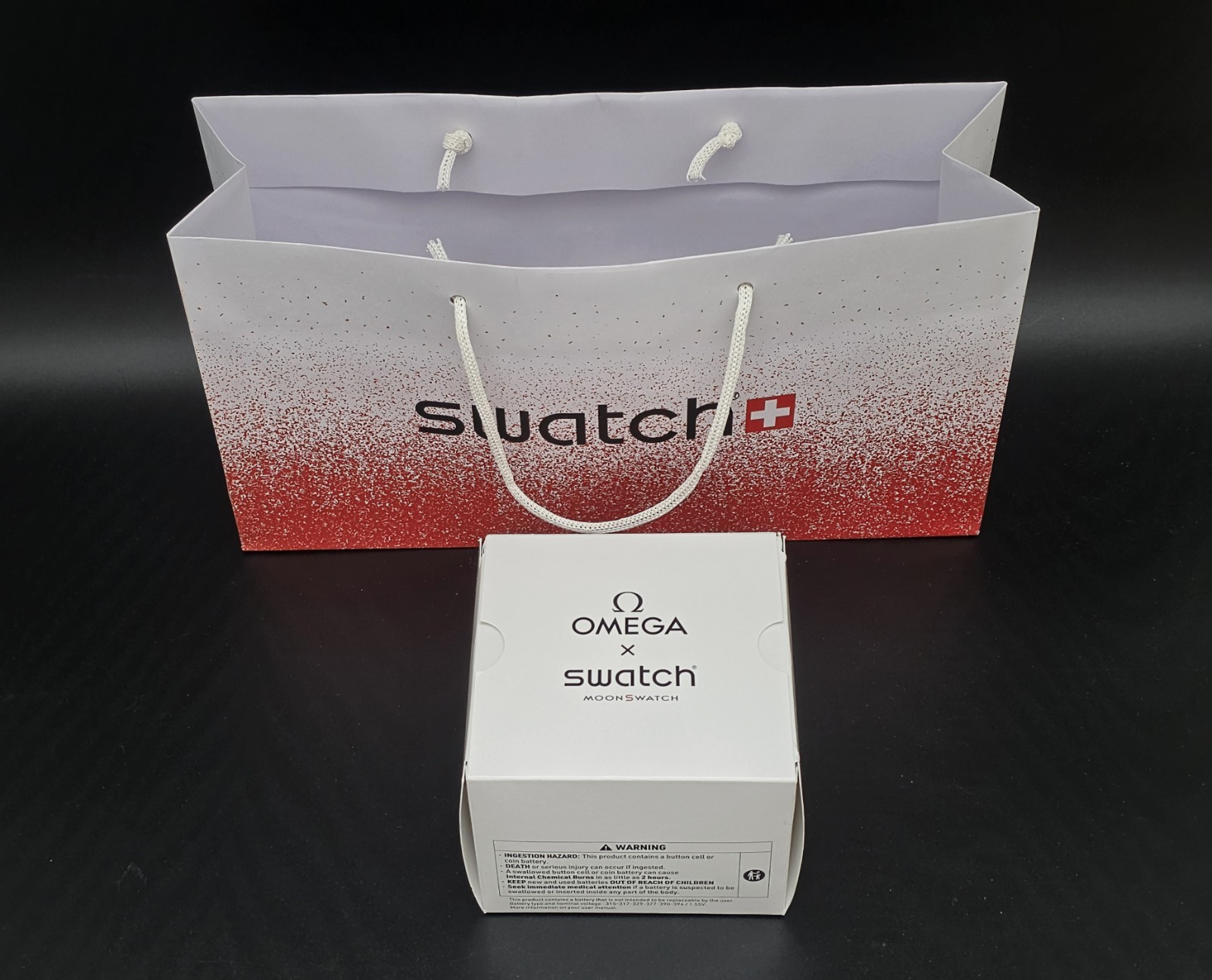 GENUINE OMEGA SWATCH MISSION TO EARTHPHASE MOONSHINE GOLD COLLECTION