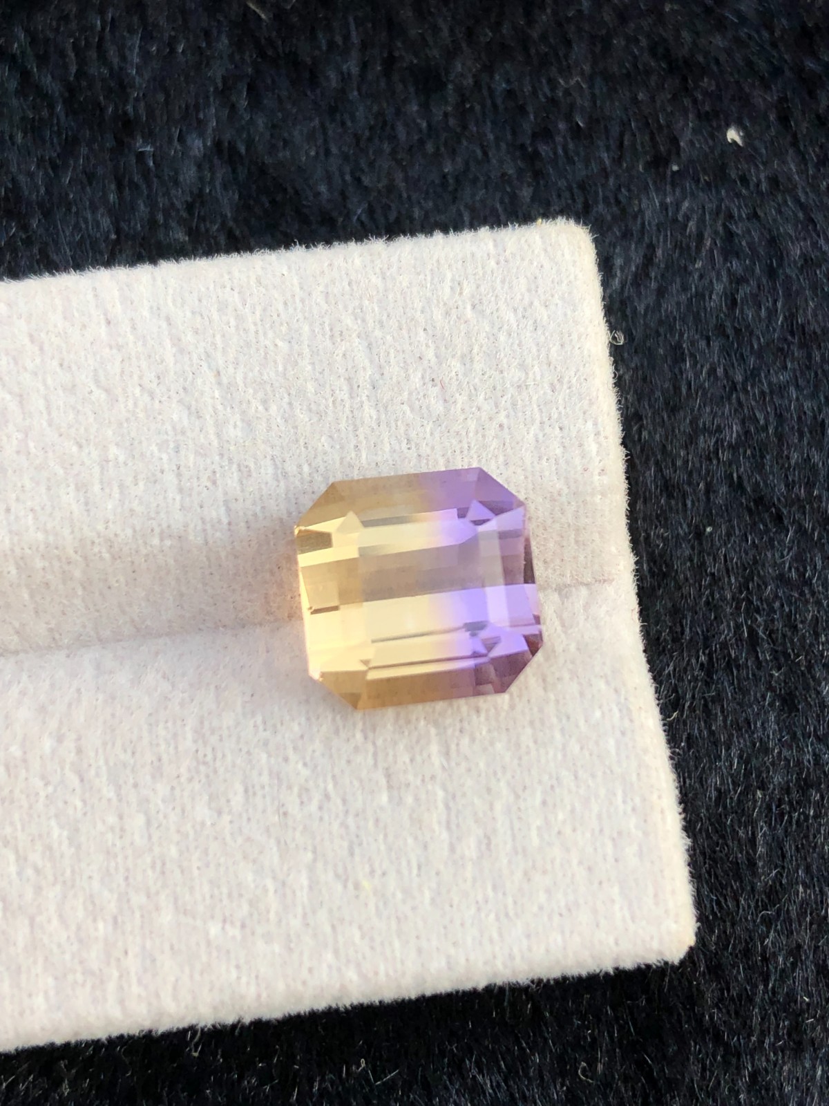 Natural Rich Bi-Color Ametrine 5.00 Ct | Purple & Golden Yellow Gemstone |