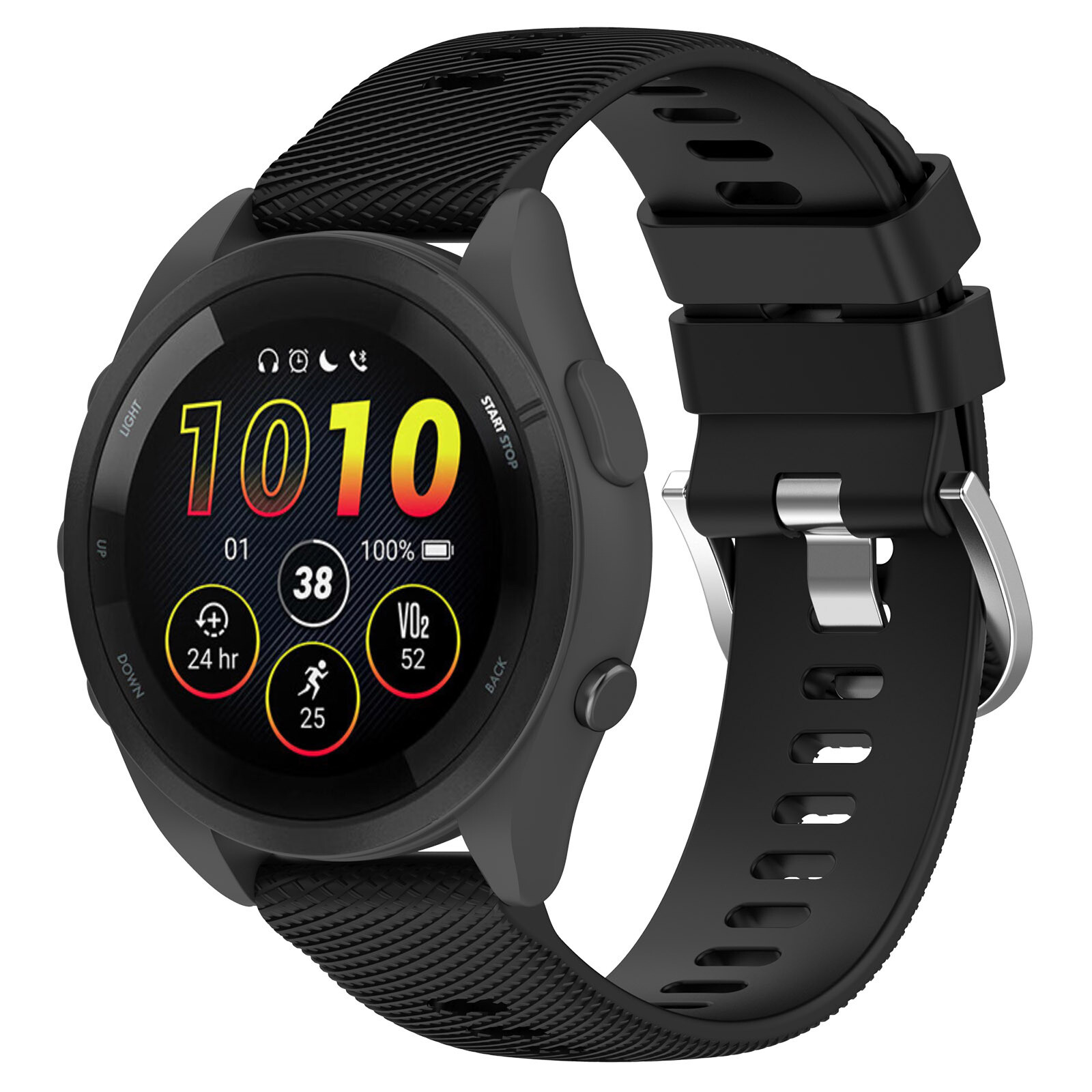 18mm Quick Release Silicone Strap Watch Band for Garmin Watch Venu 3S / 2S