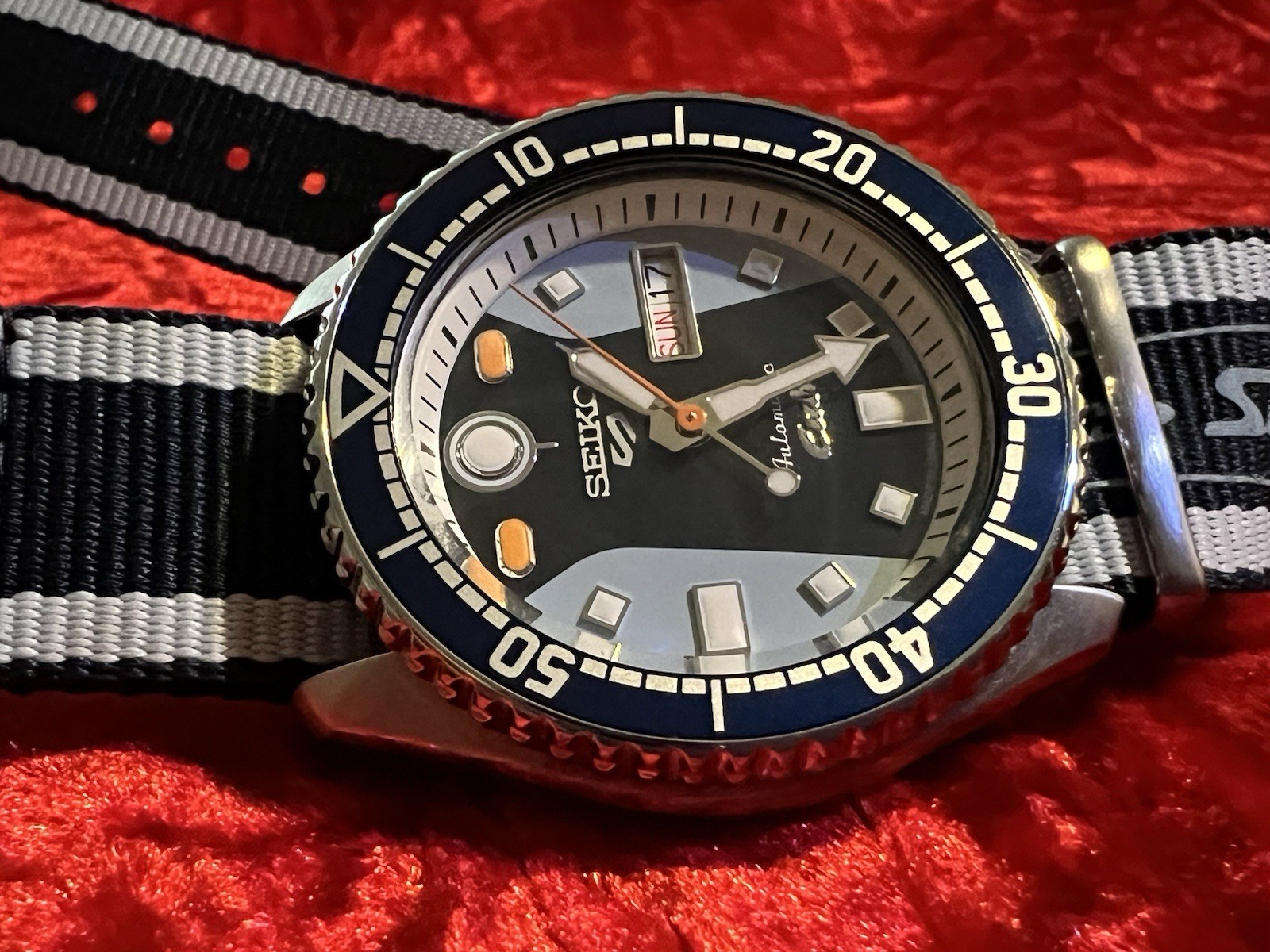 Seiko 5 Sports Honda Super Cub Limited Edition-42.5mm Blue
