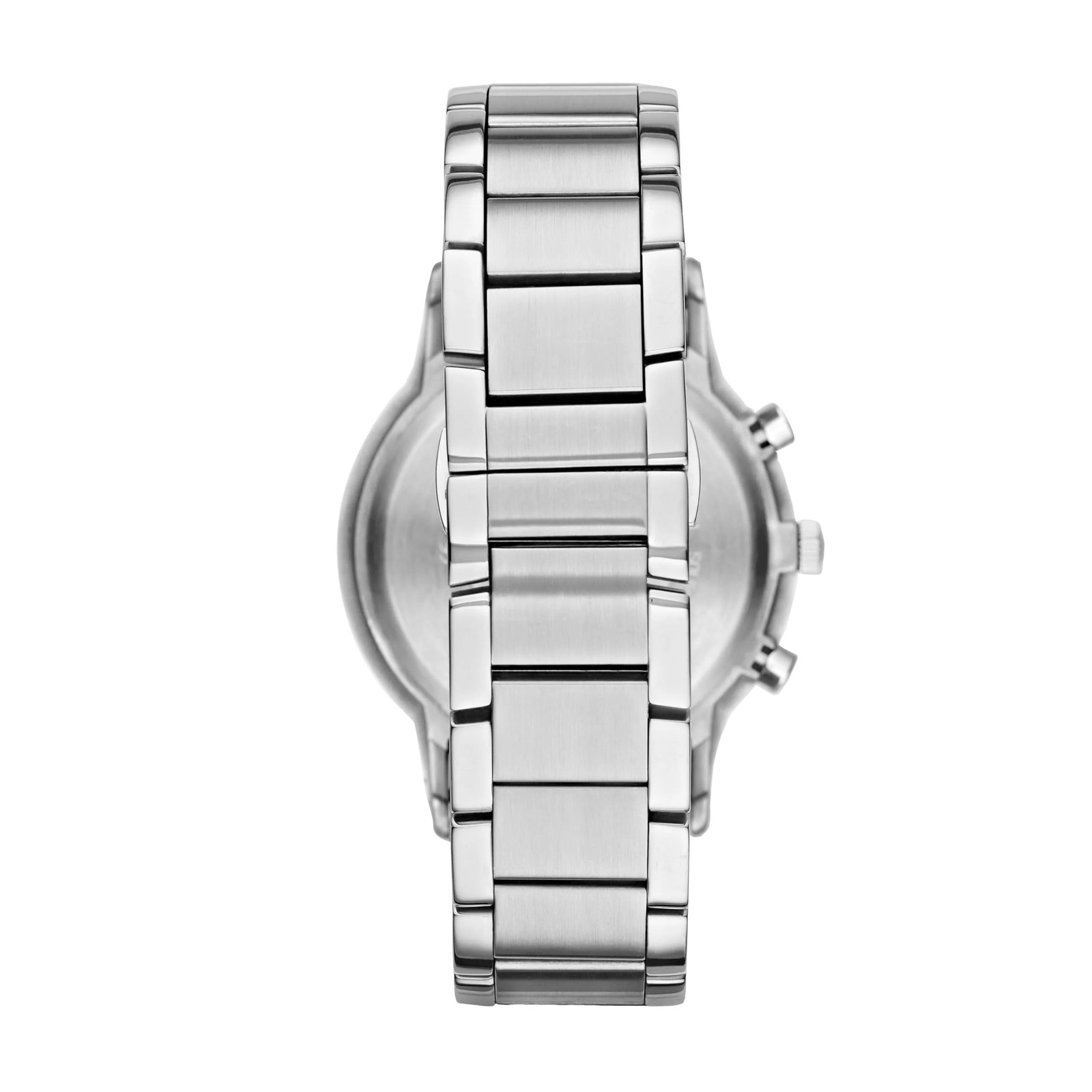 Emporio Armani AR2448 Men’s Chronograph Blue Silver Stainless Steel Watch 43mm