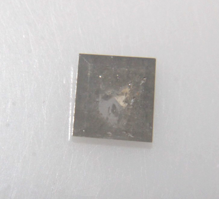 0.64Ct Natural Square Shape Gray White Color Roes Cut Diamond 5.54×5.30×1.83 MM