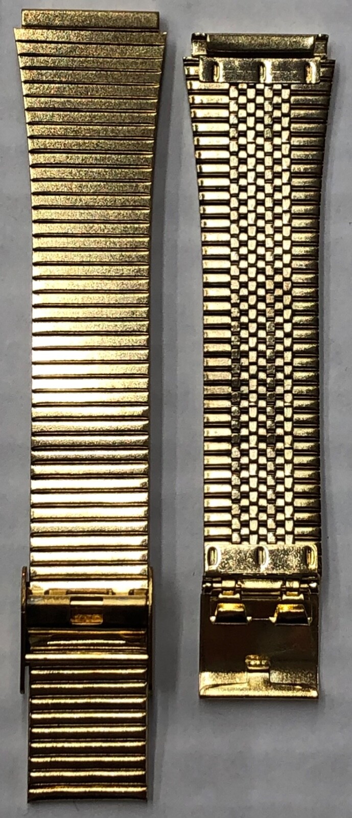Unbranded Gold plated Stainless Steel Metal Watch Band 18mm #GPM2