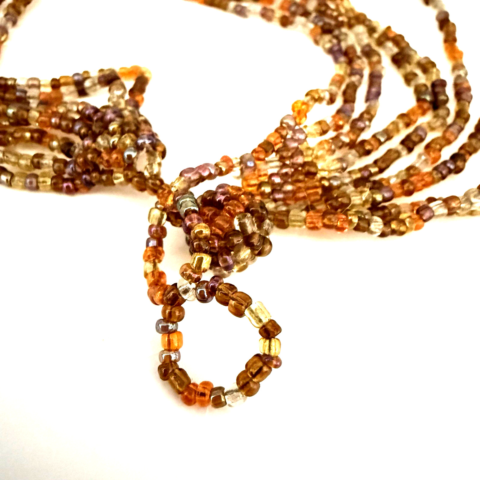 1 lb. Seed Bead Boho Jewelry Lot ~ Bali Style Indonesia 2 pieces NWT