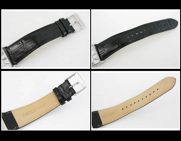 Seiko SWR049 Essentials Mens Quartz Watch Leather Strap Authentic Genuine