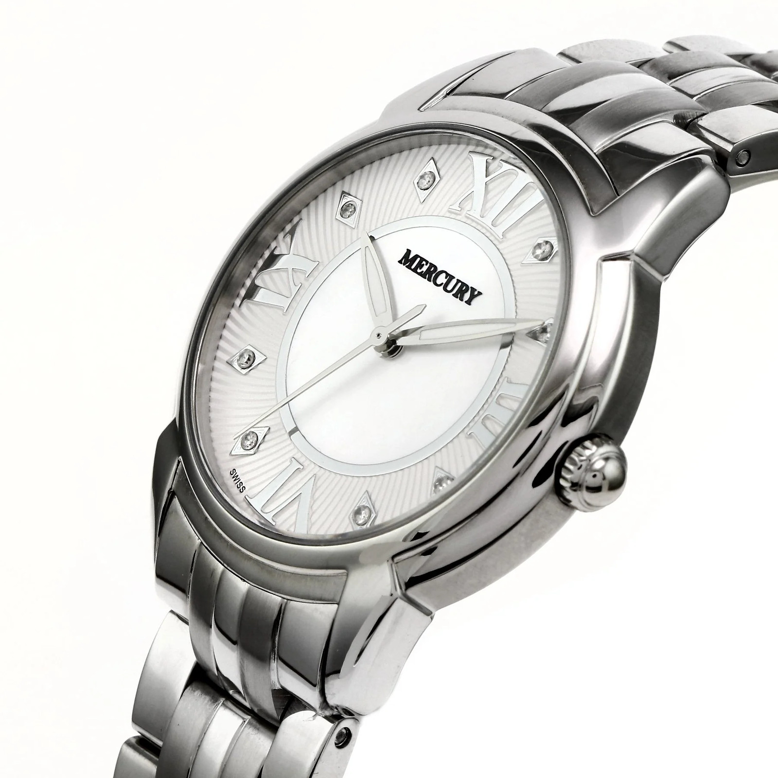 MERCURY – Swiss Watch – ME360-SS-7 Quartz 36 mm. ME360 50m (5 ATM, 169 ft)