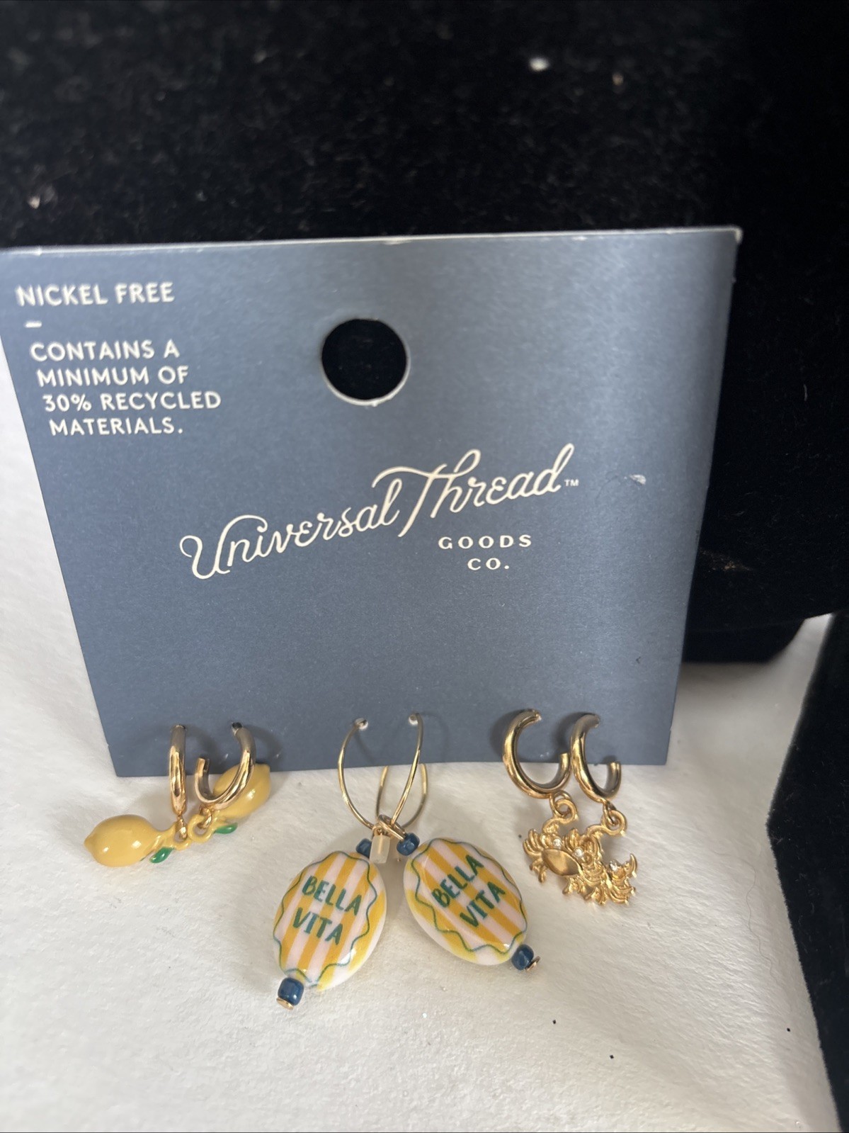 3 Target Necklaces & Earrings Univeral Thread Sea theme Beach Ciao Bella