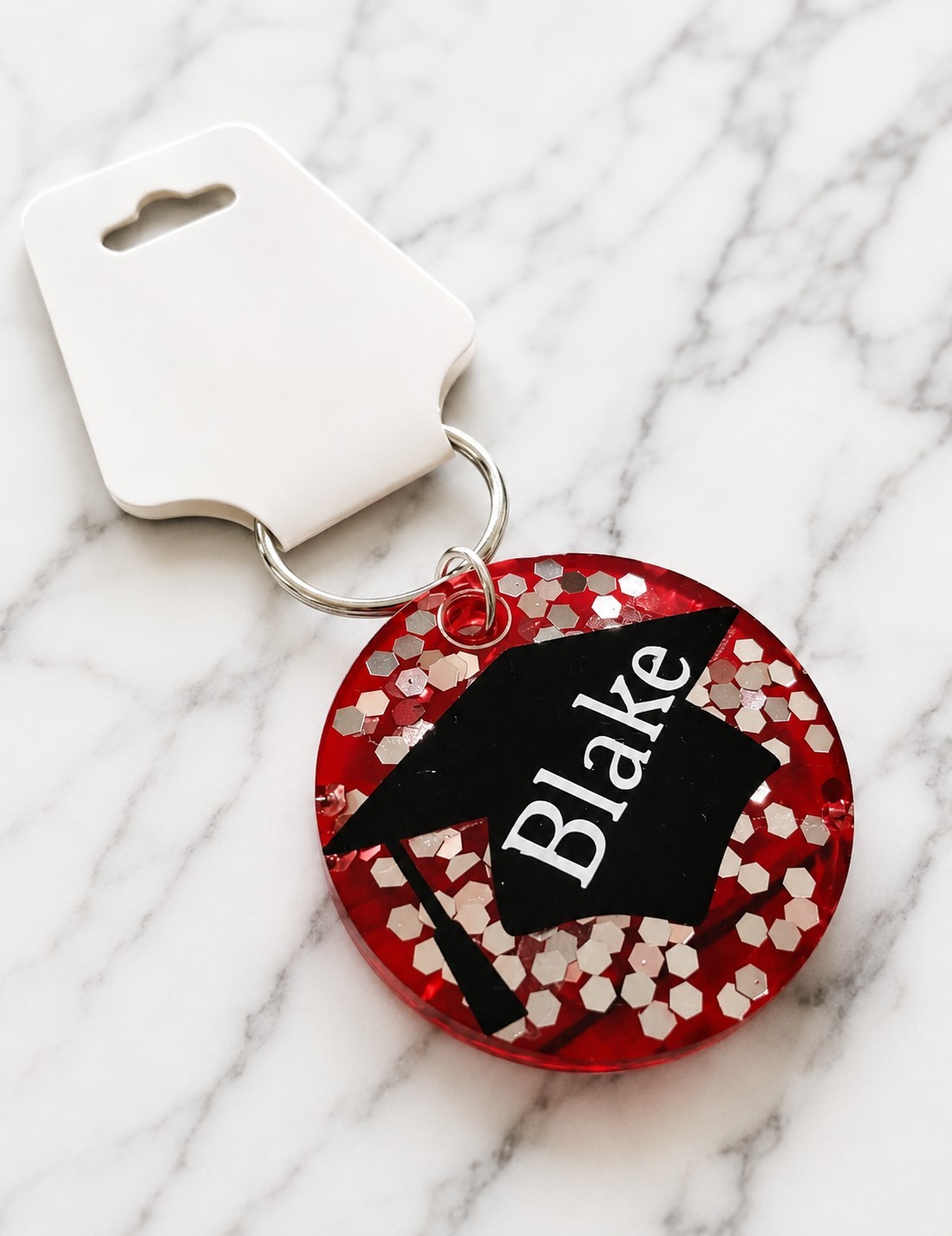 GRADUATION Keychain GIFT Personalize w/ NAME & YEAR Handmade CLASS OF 2024 2025