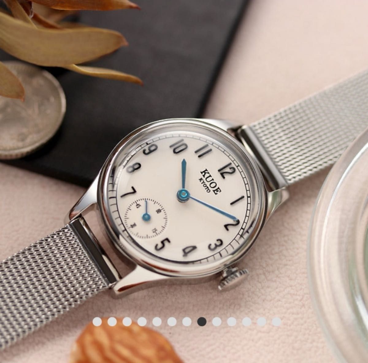 KUOE KYOTO Holborn 90-003 Silver Dial Ladies Small Quartz Classic Watch Tested