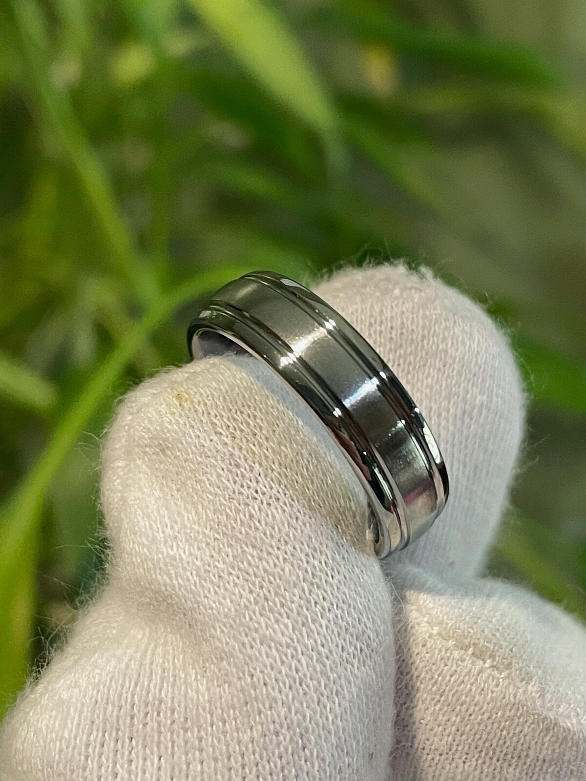 Men’s Titanium Ring, 6mm Width, Wedding Band, Non-Traditional