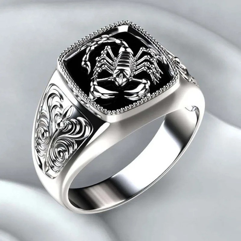 925 Sterling Silver Men’s Ring Wedding Band Luxury Anniversary Party Gift