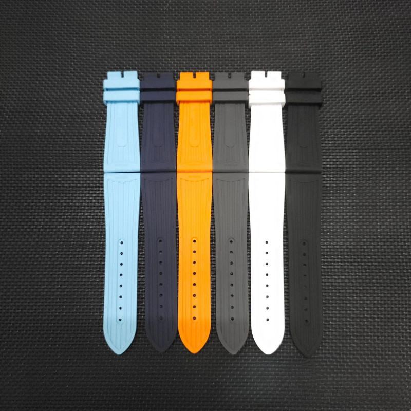 23/20mm Rubber Watch Strap Fits for Vacheron Constantin QUAI DE LILE 86050