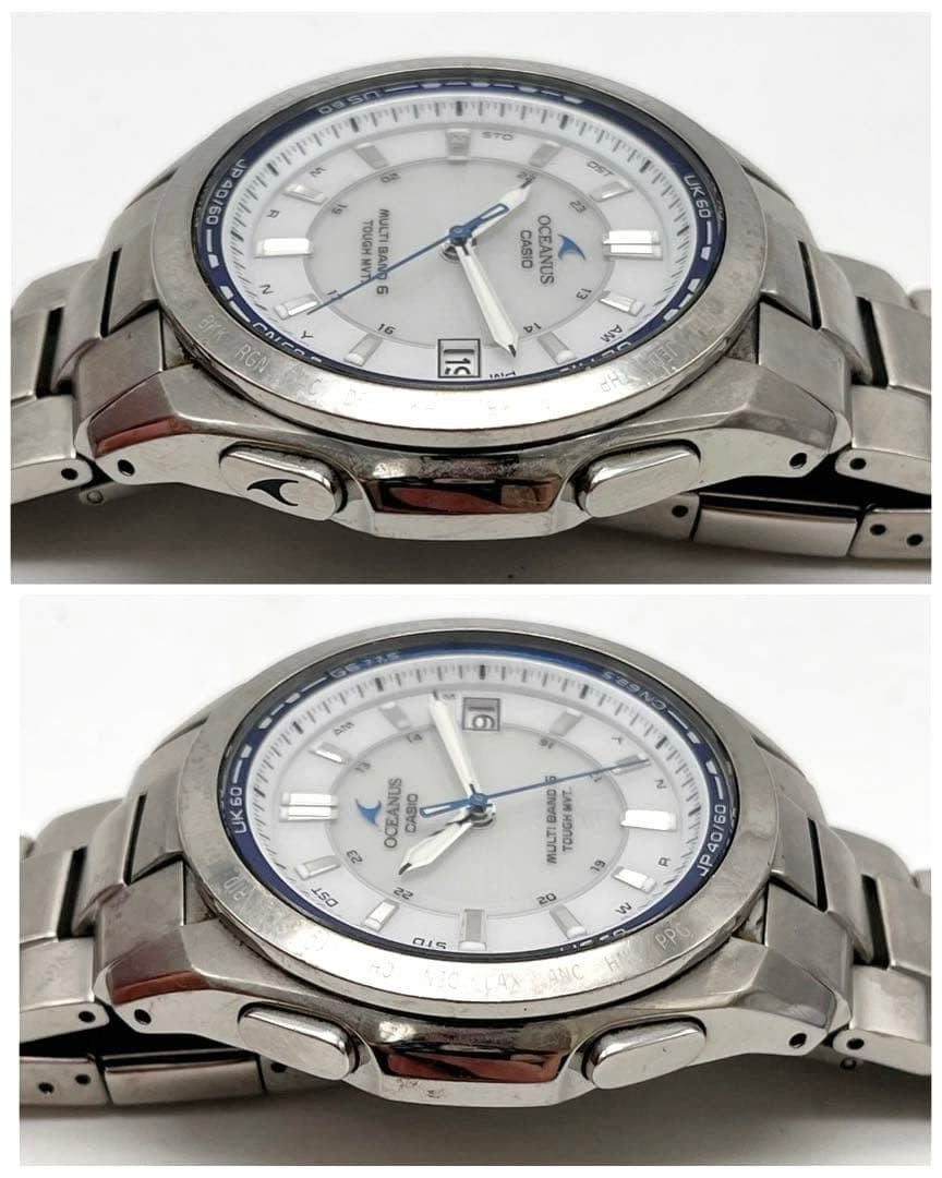Casio Oceanus OCW-T100TD-7AJF Solar Atomic Multiband 6 Titanium White Watch JDM