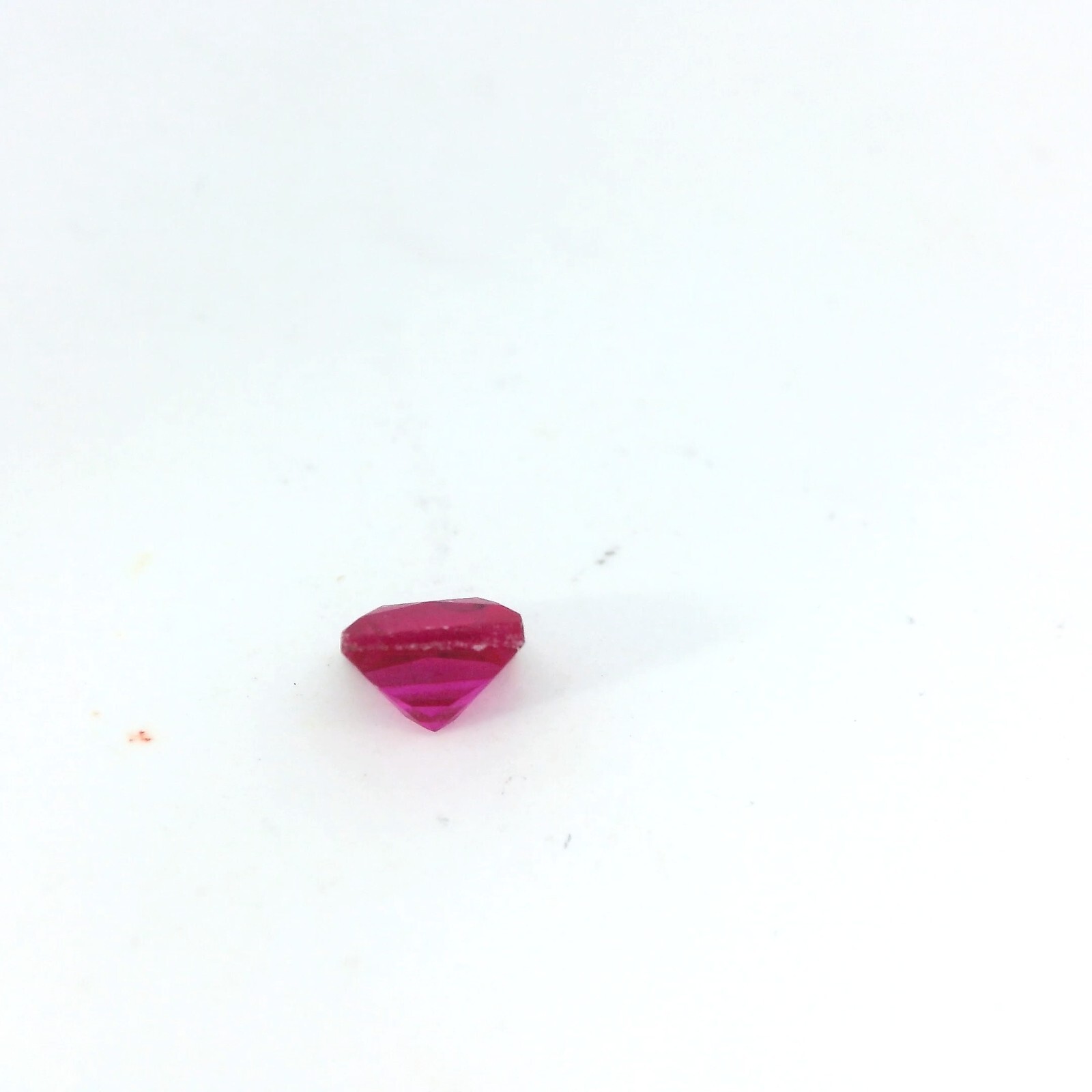 0.82ct Loose Princess Square Cut Lab Created Ruby Gemstone 5x5mm