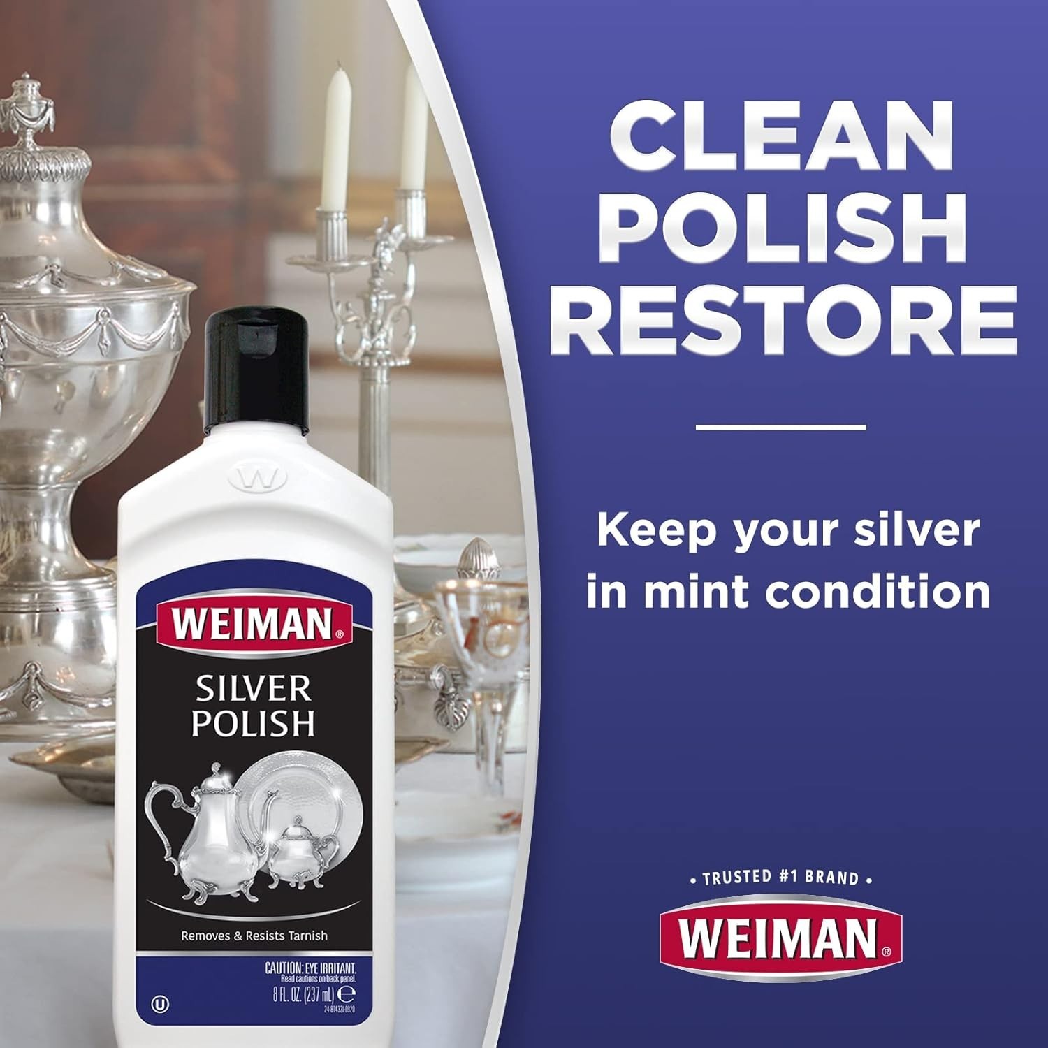 Unscented 8 Fl Oz Silver Cream Cleaner – Polish, Shine & Restore Effortlessly