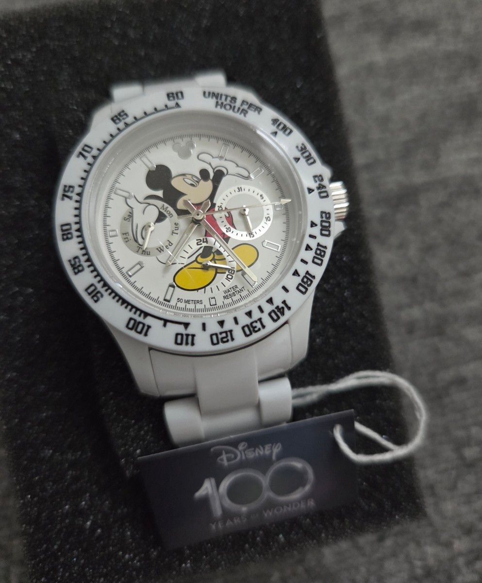 Disney 100th Anniversary Mickey Mouse Watch Limited White