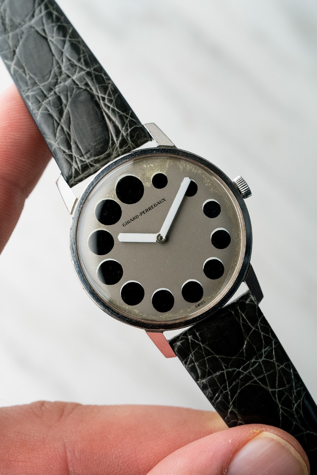 Girard Perregaux “Playboy” Moon Lunar Dot Dial Ref. 9034 FG