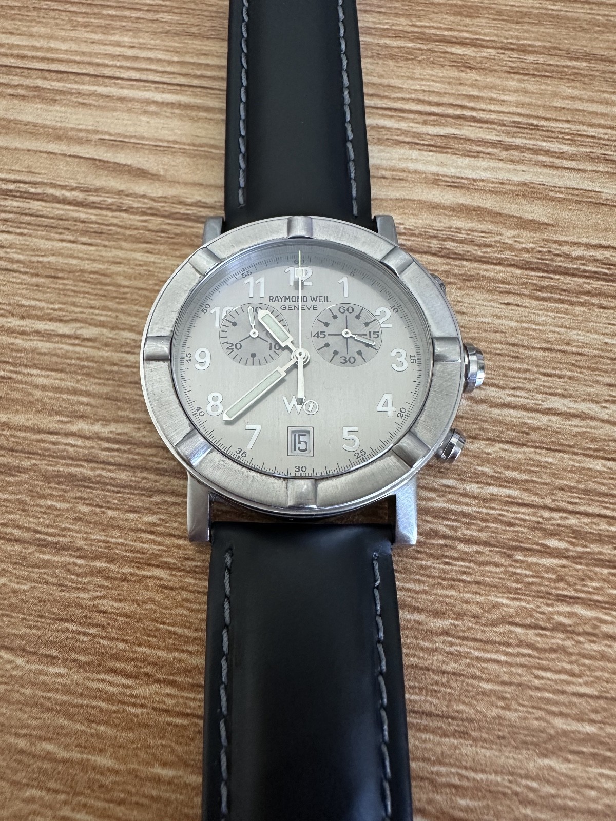 Raymond Weil Geneve G8000 W1 Chronograph Parsifal 50M Sapphire Crystal Watch