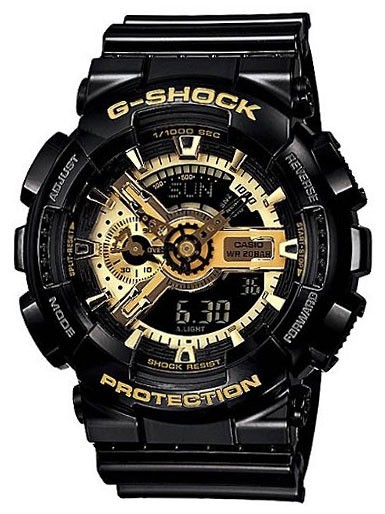 G-Shock Mens Boys Analogue-Digital Watch Black Yellow Army Green GA-2100 Series