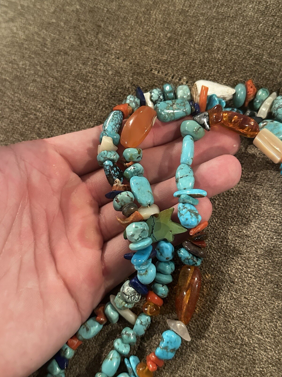 Vintage Native American Treasure Necklace