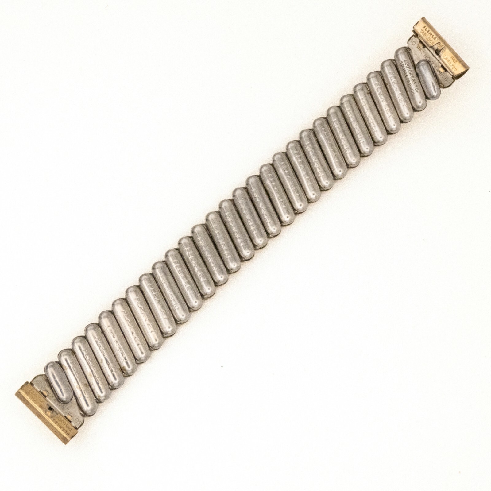 Vintage Flex-Let 15.9 mm gold filled wristwatch expansion bracelet