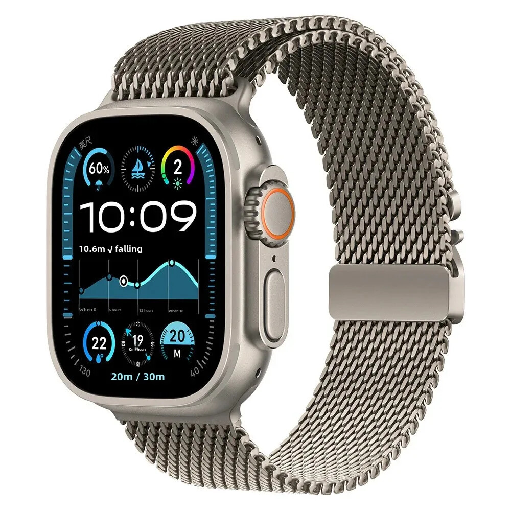Titanium Metal iWatch Band Strap For Apple Watch Ultra 11 10 9 8 7 6 5 4 SE 3 2