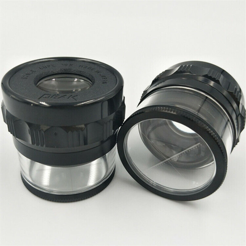Original PEAK 1983-10X Scale Loupe 10x Portable Magnifier With Standard Scale