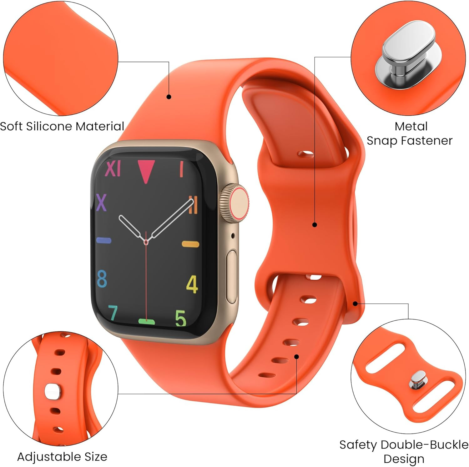 18 Pack Bands Compatible with Apple Watch Band 49Mm 46Mm 45Mm 44Mm 42Mm 41Mm 40M