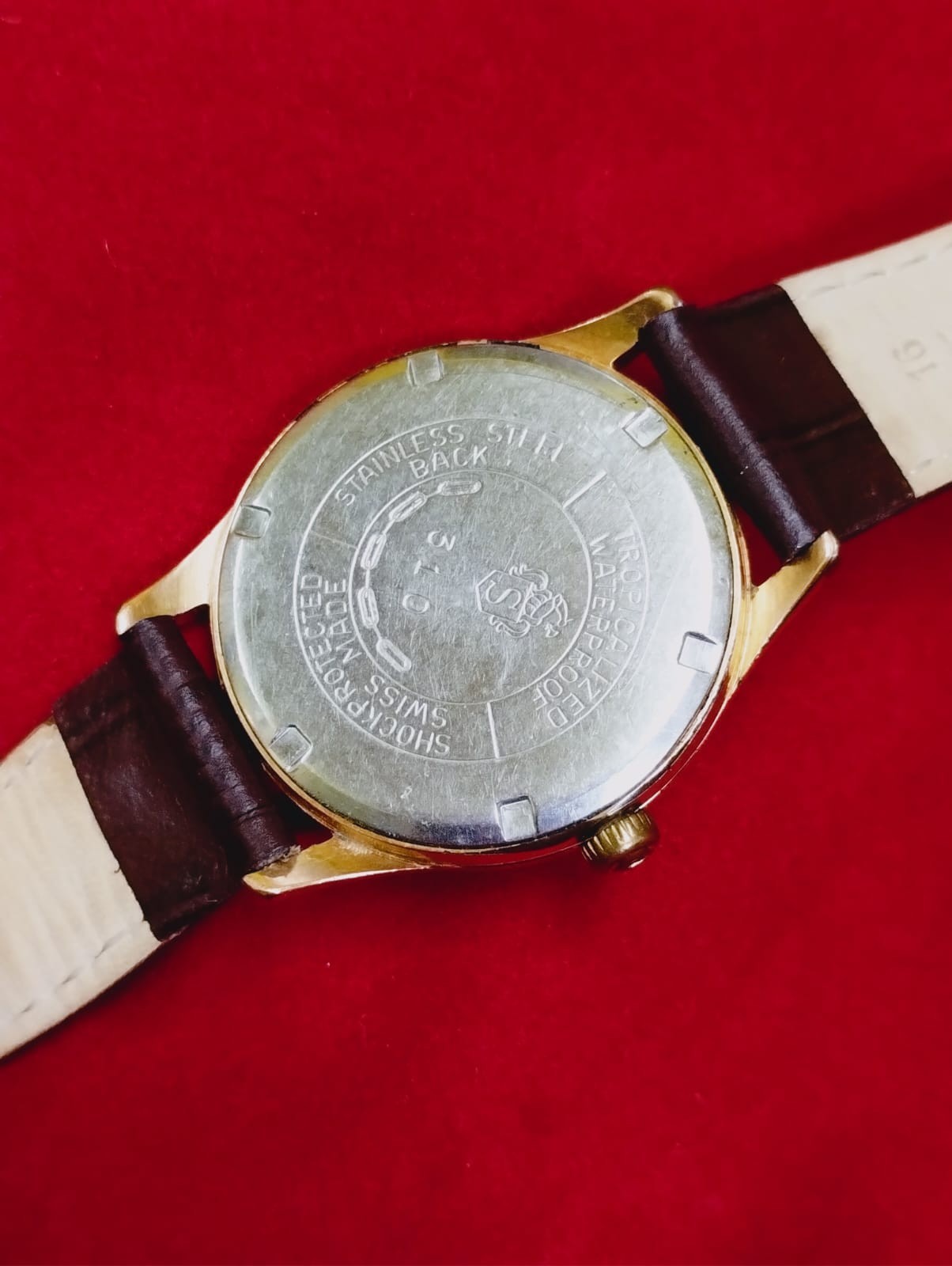 Vintage Henri Sandoz 21 j original winding swiss working wrist watch 057 rare