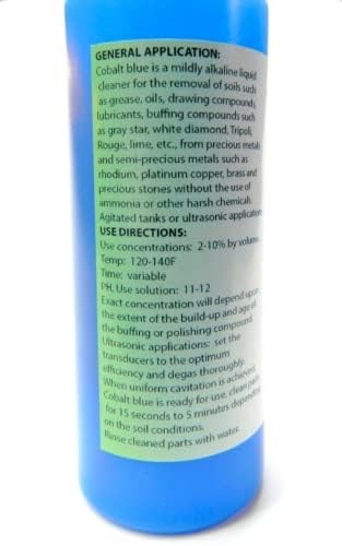 Jewelry Cleaner, Ultrasonic Jewelry Cleaner Solution Cobalt Blue Concentrate …