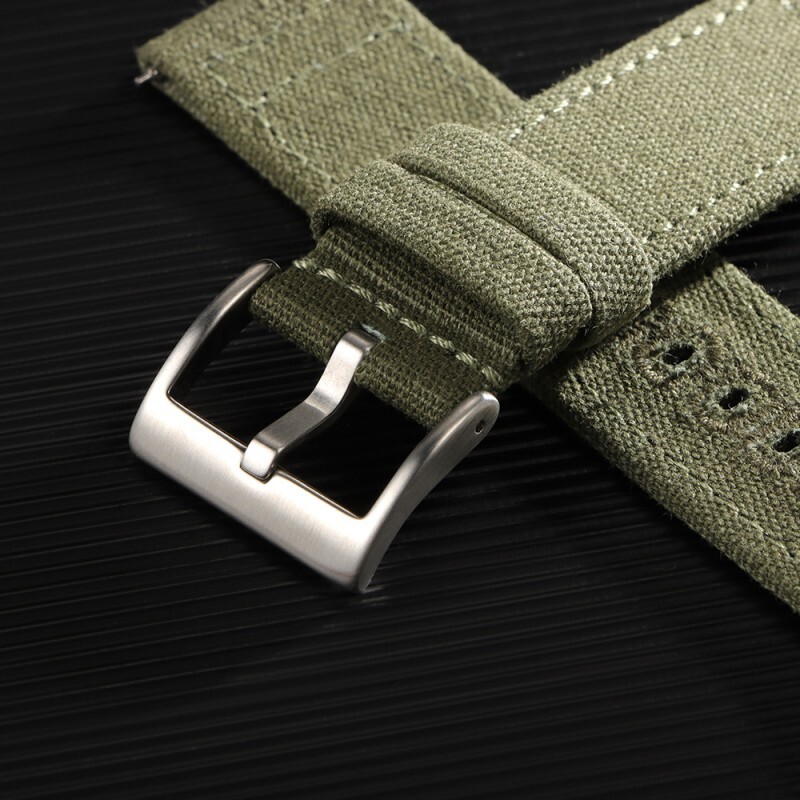 High Quality Quick Release Nylon Canvas Watch Band Strap 18/20/22mm Fits Seiko